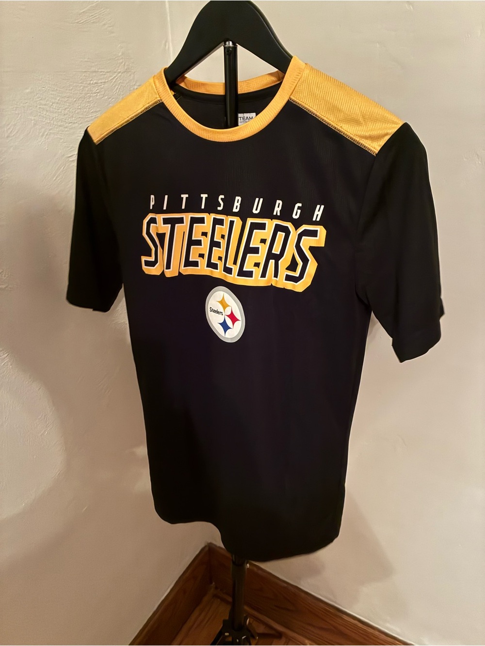 NFL Pittsburgh Steelers Black and Gold Performance Tee